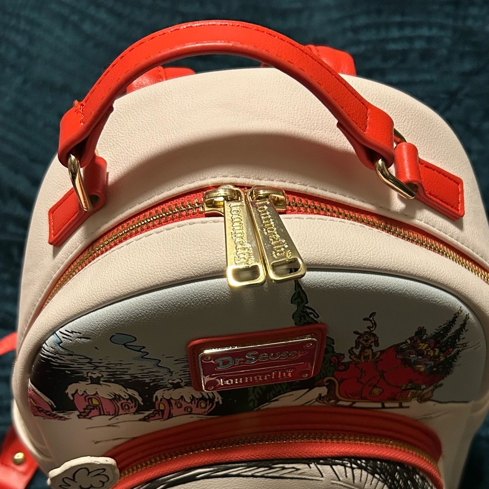 Loungefly Dr. Seuss Grinch Mini Backpack - Picture 3 of 5